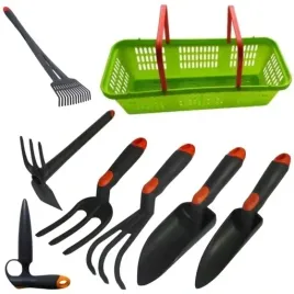 narzedzia-ogrodowa-lopatka-grabki-motyczka-pazurki-pikownik-widelki-koszyk