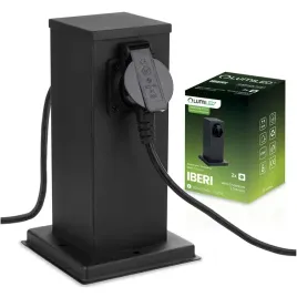 slupek-ogrodowy-zewnetrzny-stojacy-230v-22cm-2x-gniazdo-sieciowe