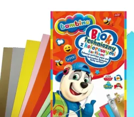 blok-techniczny-kolorowy-a4-bambino-170g-10kartek-zlota-srebna-kartka