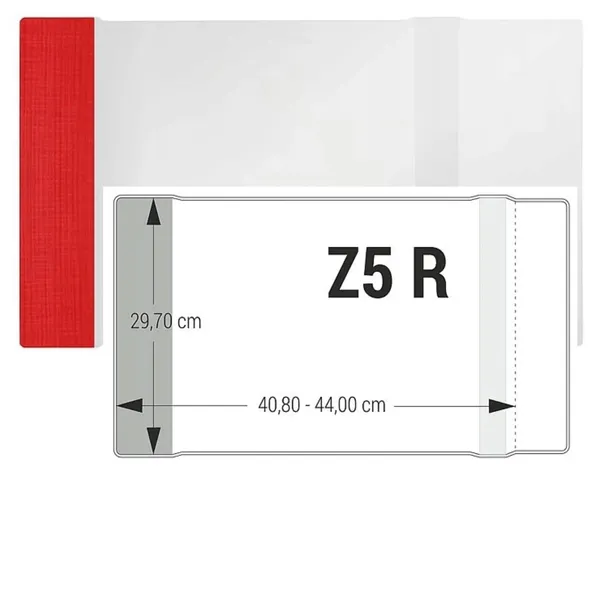 Okładka na książkę Z5 regulowana 29,7 x 40,8-44,0 kolor Biurfol