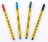 cienkopisy-d400-d-rect-4-kolory-stan-nowy