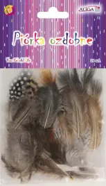 piorka-dekoracyjne-nakrapiane-mix-24szt-3-8-cm-przepiorcze