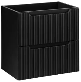 czarna-szafka-pod-umywalke-60-cm-wiszaca-ryflowane-fronty-2-szuflady-mdf