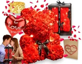 40cm-duzy-mis-z-roz-czerwony-z-swiatelkami-led-w-pudelku-prezent-walentynki