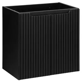 czarna-szafka-pod-umywalke-60-cm-wiszaca-ryflowane-fronty-2-drzwi-mdf