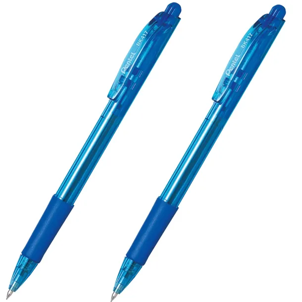 Długopis automatyczny PENTEL BK 417 WOW 0,7 niebieski 2szt
