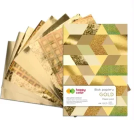 blok-papieru-z-efektami-gold-a4-10k-happy-color