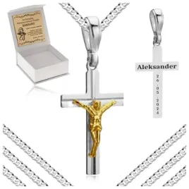 srebrny-lancuszek-komunijny-z-krzyzykiem-proba-925-grawer-gratis-chrzest