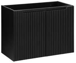 czarna-szafka-pod-umywalke-80-cm-wiszaca-ryflowane-fronty-2-drzwi-mdf