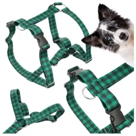 szelki-dla-psa-guard-regulowane-krata-l-border-colie-buldog-cocker-spaniel