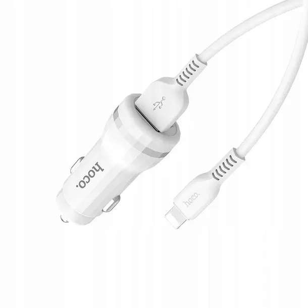 ladowarka-samochodowa-apple-lightning-usb-hoco-2400-ma-stan-nowy-kolor-bialy