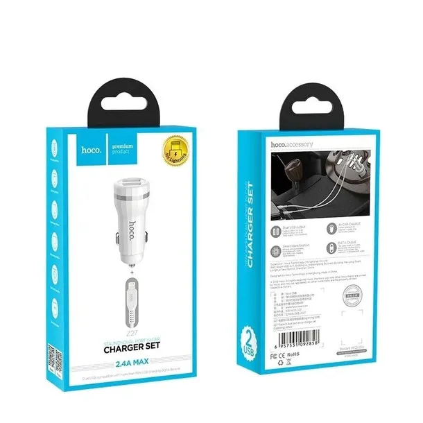 ladowarka-samochodowa-apple-lightning-usb-hoco-2400-ma-stan-nowy-przewod-w-zestawie-tak