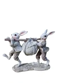 figurka-wielkanocny-zajace-kroliki-z-kapusta