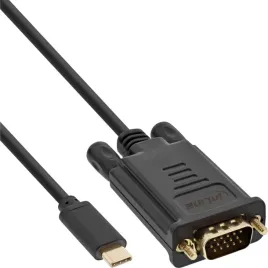 inline-64142-adapter-kablowy-2-m-usb-type-c-vga-d-sub-czarny