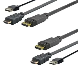 vivolink-prohdmiusbdp2-adapter-kablowy-2-m-displayport-hdmi-usb-czarny