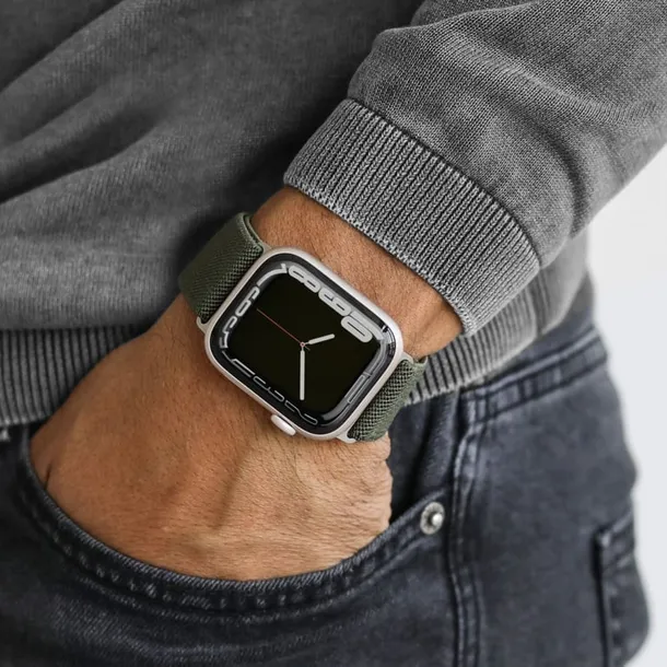 vonmahlen-classic-nylon-loop-band-oliwkowy
