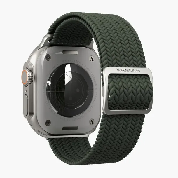 vonmahlen-woven-loop-pasek-oliwkowy-nylon