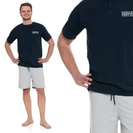 pizama-meska-moraj-z-krotkim-rekawem-bawelniana-xxl