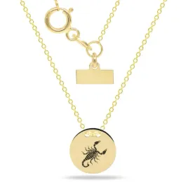 zloty-naszyjnik-znak-zodiaku-skorpion-585-grawer
