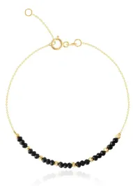 bransoletka-zlota-onyx-kulki-diamentowane-333
