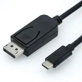 roline-11-04-5846-adapter-kablowy-2-m-displayport-usb-type-c-czarny