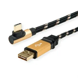 roline-11-02-9060-kabel-usb-usb-2-0-08-m-usb-a-usb-c-czarny-zloto