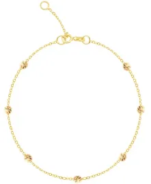 zlota-bransoletka-diamentowane-kulki-kuleczki-585-14kt