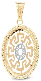 zlota-diamentowana-zawieszka-grecki-wzor-owal-585