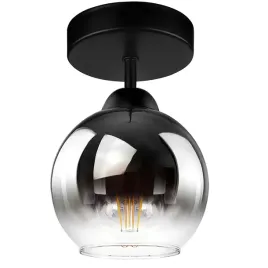 zyrandol-led-szklana-kula-czarna-e27-do-salonu