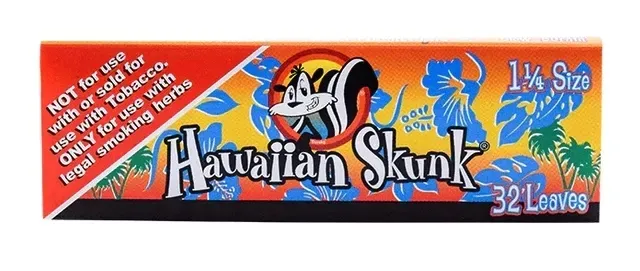 Bletki Skunk Brand od 1995 r. HISZPANIA Wolnopalące smakowe bibułki KONOPNE