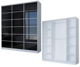 szafa-przesuwna-240-x-250-cm-3d-biala-lacobel-czarny-szafy-na-wymiar