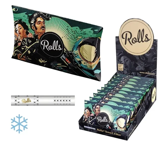 Rolls REGULAR Aktywne filterki węglowe Filtry do jointów papierosów 60 szt.