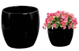 oslonka-ceramiczna-czarna-kula-15x12cm-elegancka