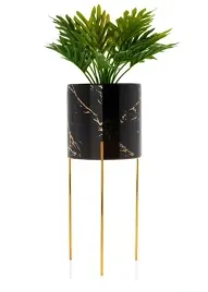 ceramiczna-doniczka-oslonka-zloty-stojak-marmur-ozdoba-dekoracja-prezent