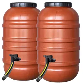 2x-beczka-na-wode-220l-deszczowke-twarda-szczelna-hdpe-kranik