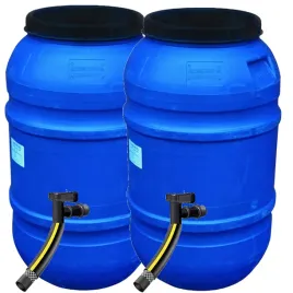 2x-zbiornik-beczka-na-wode-220l-deszczowke-twarda-hdpe-kranik