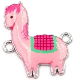 lacznik-emaliowany-lama-rozowy-do-bransoletki-bizuterii-metal-29x22mm-1szt