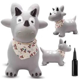 skoczek-dla-dzieci-dino-59-cm-szary-z-bandana-do-skaknia-z-pompka