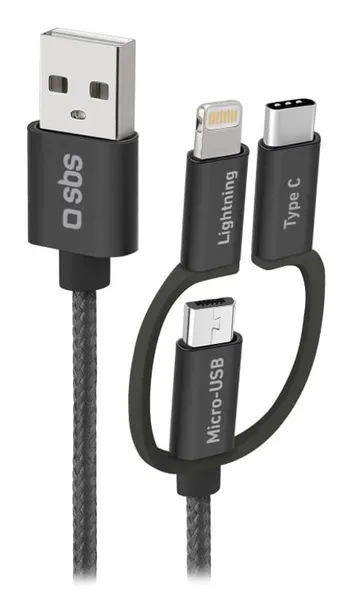 sbs-tecableusbip531bw-kabel-usb-usb-2-0-12-m-usb-a-micro-usb-a-czarny