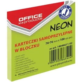 bloczek-karteczki-samoprzylepne-office-products-76x76mm-100k-neon-zielony