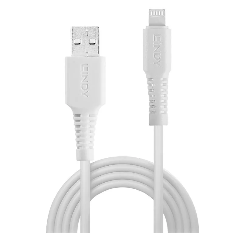 lindy-31325-kabel-lightning-05-m-bialy
