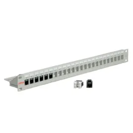 roline-cat-6-19-keystone-patch-panel-light-grey-utp