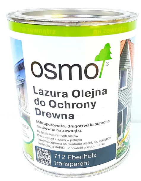 Osmo 712 Lazura Olejna / Olej Lazurowy 2,5l Heban