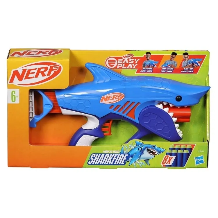 pistolet-nerf-junior-wild-rekin-sharkfire-stan-nowy