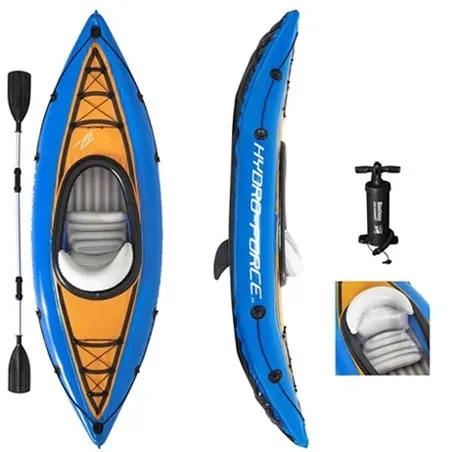 Kajak Dmuchany Pompowany Jednoosobowy Cove Champion BESTWAY Trwały 275 cm