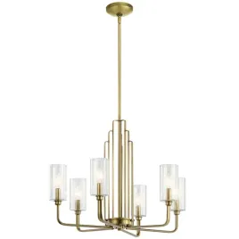 lampa-wiszaca-art-deco-mosiezna-szklane-klosze-tuby-glamour-6-pkt-kichler