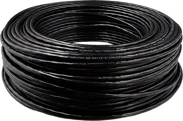 Kabel skrętka 100m KAT.6A FTP zewnętrzny ziemny UV żel żelowany Fca ALANTEC