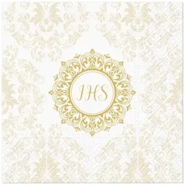 serwetki-papierowe-komunijne-zloty-ornament-ihs-20-szt-33-cm
