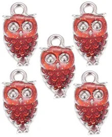 zawieszka-emaliowana-charms-sowa-sowka-z-brokatem-czerwona-18mm-5szt
