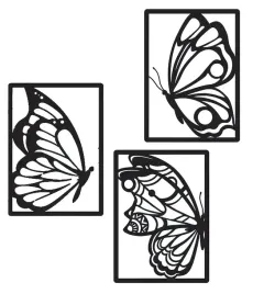 obraz-azurowy-dekoracja-scienna-3d-motyle-w-ramce-l-panel-tryptyk-81x41cm